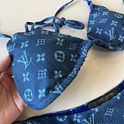 Colestore Louis Vuitton Bikini Navy Blue - 4