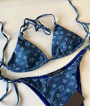 Colestore Louis Vuitton Bikini Navy Blue - 2