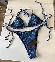 Colestore Louis Vuitton Bikini Navy Blue - 5