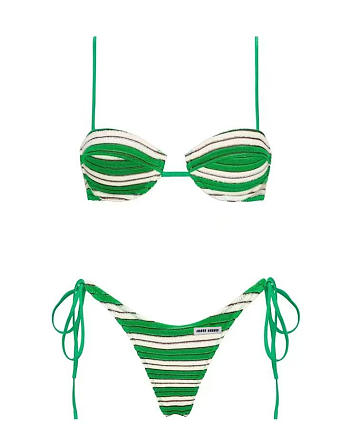 Colestore Miu Miu Bikini Green