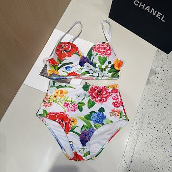 Colestore Dolce & Gabbana Bikini with Floral Print in Print 
