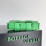 Colestore Bottega Veneta Fringe Cassette - Green 23x15x5.5cm - 6