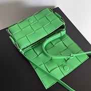 Colestore Bottega Veneta Fringe Cassette - Green 23x15x5.5cm - 4