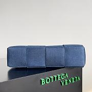 Colestore Bottega Veneta Medium Intreccio Denim Arco Tote Bag 40x10x28cm - 5