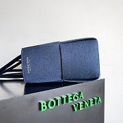Colestore Bottega Veneta Small Intreccio Denim Arco Tote Bag 28x14x24.5cm - 6