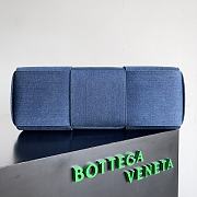 Colestore Bottega Veneta Small Intreccio Denim Arco Tote Bag 28x14x24.5cm - 5