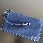 Colestore Bottega Veneta Small Intreccio Denim Arco Tote Bag 28x14x24.5cm - 4