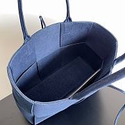 Colestore Bottega Veneta Small Intreccio Denim Arco Tote Bag 28x14x24.5cm - 3