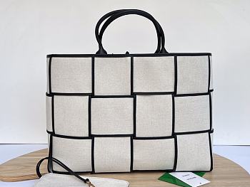 Colestore Bottega Veneta Beige Large Arco Tote 46x34x12cm