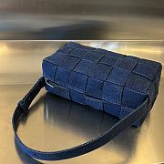 Colestore Bottega Veneta Cassette Intrecciato Denim bag 28x14x10cm - 4