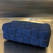 Colestore Bottega Veneta Cassette Intrecciato Denim bag 28x14x10cm - 6