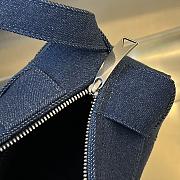 Colestore Bottega Veneta Cassette Intrecciato Denim bag 28x14x10cm - 2