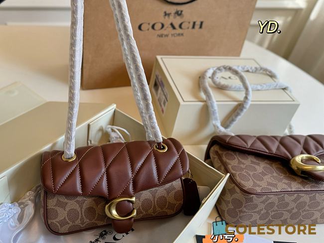 Colestore Coach Tabby Beige Brown 20 x 7 x 11cm - 1