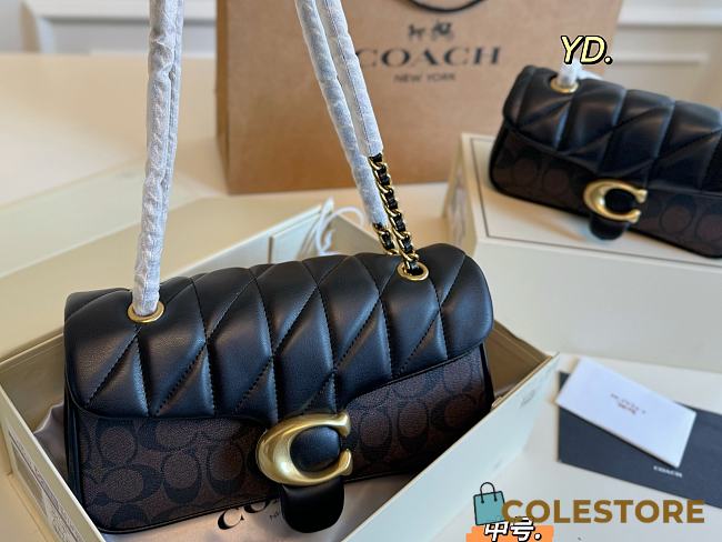 Colestore Coach Tabby Black 20 x 7 x 11cm - 1