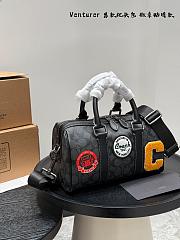 Colestore Coach Outlet Venturer Duffle Bag 27 In Signature Canvas With Patches 27x16.5cm - 4