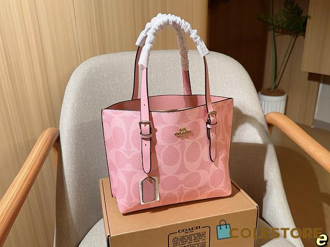 Colestore Coach Mollie Tote Bag 25 Pink  - 1