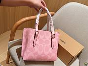 Colestore Coach Mollie Tote Bag 25 Pink  - 5