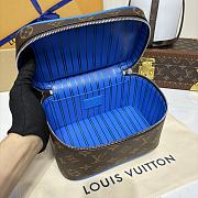 Colestore Louis Vuitton Nice BB Monogram Macassar Canvas Blue 20x12x13.5cm - 3
