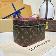Colestore Louis Vuitton Nice BB Monogram Macassar Canvas Pink 20x12x13.5cm - 6