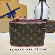 Colestore Louis Vuitton Nice BB Monogram Macassar Canvas Pink 20x12x13.5cm - 3