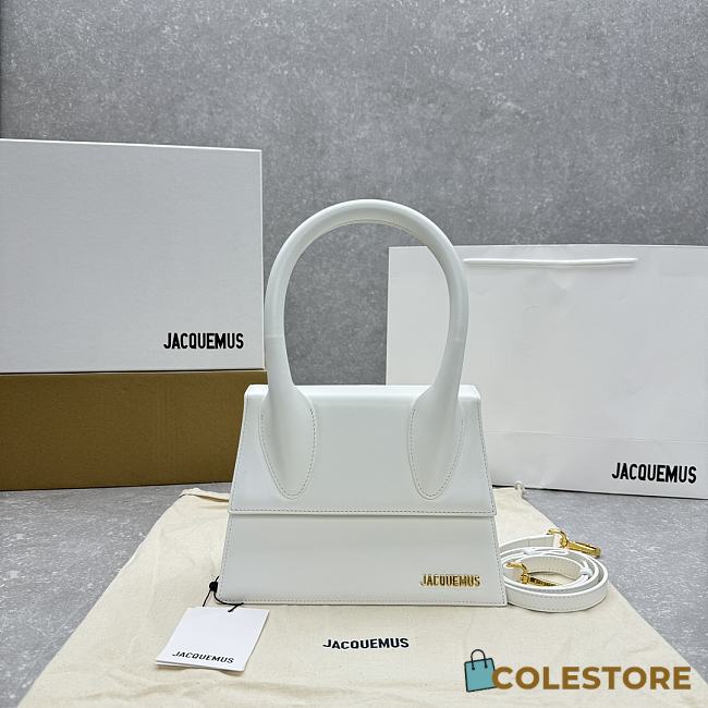Colestore Jaccquemus Le Chiquito Moyen in White 24x18x10cm - 1
