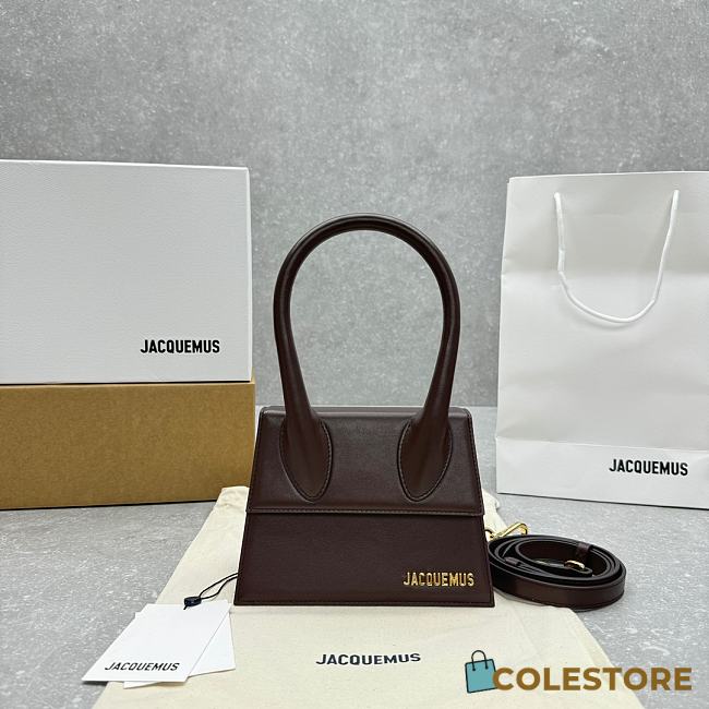 Colestore Jacquemus Le Chiquito Moyen Chocolate 18x15.5x8cm - 1