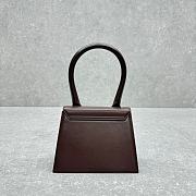 Colestore Jacquemus Le Chiquito Moyen Chocolate 18x15.5x8cm - 3