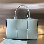 Colestore Bottega Veneta Small Arco Tote Light Blue 30x20x11 - 1