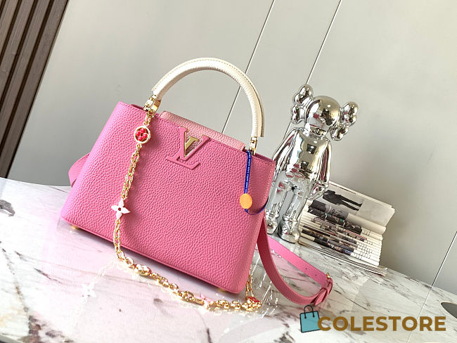 Colestore Louis Vuitton Capucines Rose 27 x 18 x 9cm - 1