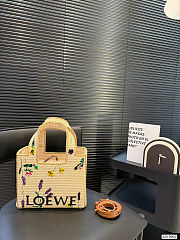 Colestore Loewe Paula's Ibiza Loewe Font Small Tote  24x19cm - 1