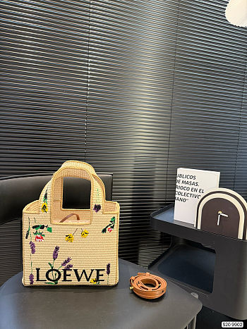 Colestore Loewe Paula's Ibiza Loewe Font Small Tote  24x19cm