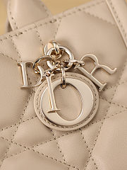 Colestore Dior Mini Dior Book Tote Powder Beige Macrocannage Calfskin 21.5 x 13 x 7.5cm - 2