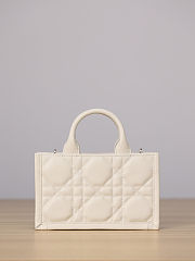 Colestore Dior Mini Dior Book Tote Latte Macrocannage Calfskin 21.5 x 13 x 7.5cm - 6