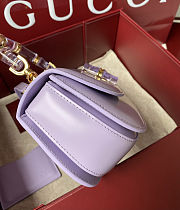 Colestore Gucci Bamboo Diva Purple Medium Bag 26.6x13x8 cm - 5