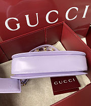 Colestore Gucci Bamboo Diva Purple Medium Bag 26.6x13x8 cm - 4