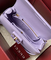 Colestore Gucci Bamboo Diva Purple Medium Bag 26.6x13x8 cm - 3
