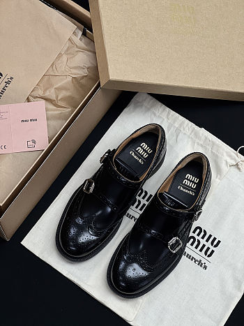 Colestore Miu Miu Brogues Miu Miu x Churches in pelle 