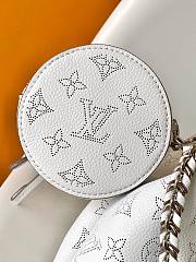 Colestore Louis Vuitton Bella Bucket Bag in White 19x22x14cm - 3