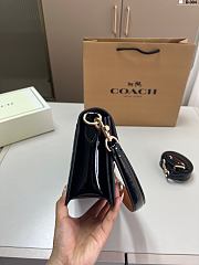 Colestore Coach Morgan Shoulder Bag In Signature Leather in Black 26x12cm - 5