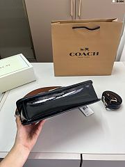 Colestore Coach Morgan Shoulder Bag In Signature Leather in Black 26x12cm - 4