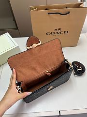 Colestore Coach Morgan Shoulder Bag In Signature Leather in Black 26x12cm - 3