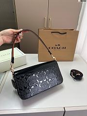 Colestore Coach Morgan Shoulder Bag In Signature Leather in Black 26x12cm - 2