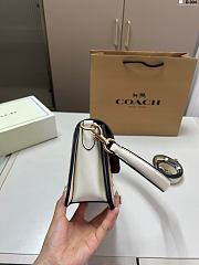 Colestore Coach Morgan Shoulder Bag In Blocked Signature Canvas 26x12cm - 5