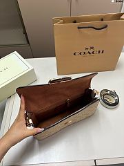 Colestore Coach Morgan Shoulder Bag In Blocked Signature Canvas 26x12cm - 4