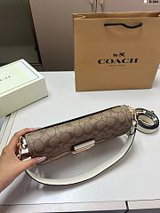 Colestore Coach Morgan Shoulder Bag In Blocked Signature Canvas 26x12cm - 2