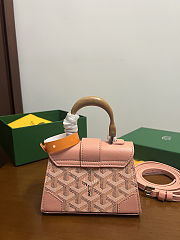 Colestore Goyard Saigon Nano in Pink 11.5 cm x 7 cm x 14.5 cm - 4