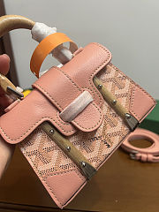 Colestore Goyard Saigon Nano in Pink 11.5 cm x 7 cm x 14.5 cm - 3