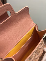 Colestore Goyard Saigon Nano in Pink 11.5 cm x 7 cm x 14.5 cm - 2
