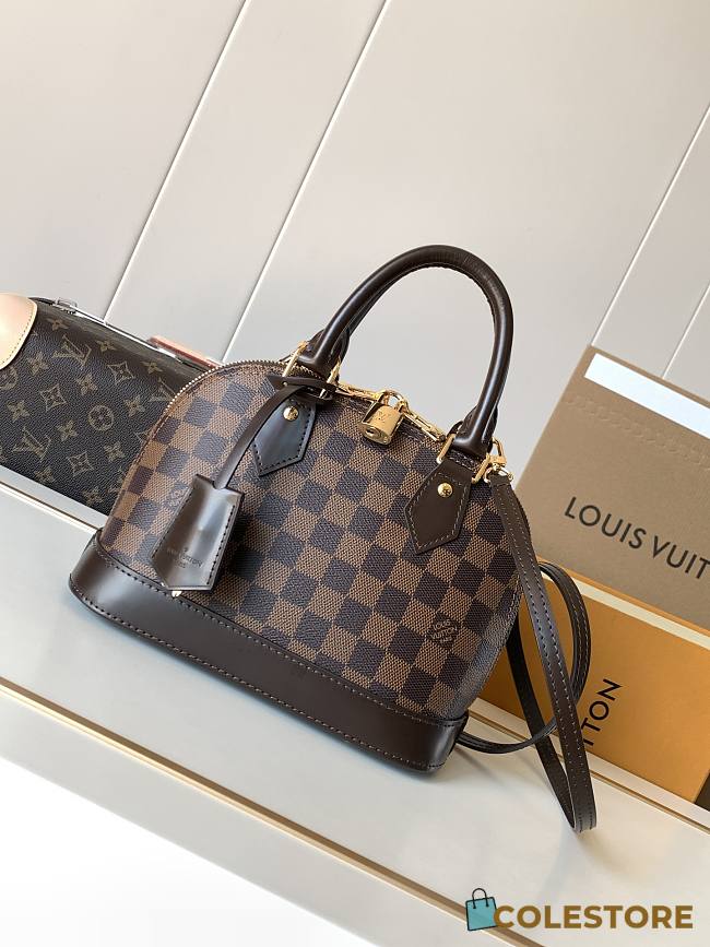 Colestore Louis Vuitton Alma BB Damier Ebene in Brown 23.5 x 17.5 x 11.5cm - 1