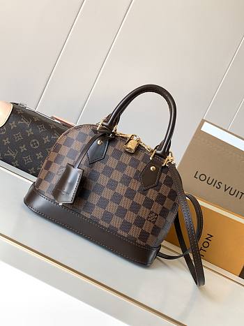 Colestore Louis Vuitton Alma BB Damier Ebene in Brown 23.5 x 17.5 x 11.5cm